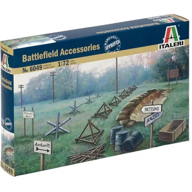 Battlefield Accessories (WWII) 1/72 Kit - Italeri