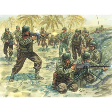 American Infantry 1/72 Plastic Figures Italeri (6120s)