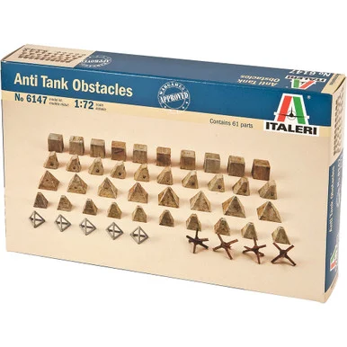 Anti Tank Obstacles 1/72 Kit - Italeri