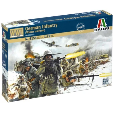 German Infantry - winter unif. (WWII) 1/72 Figures