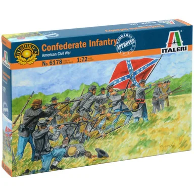 Confederate Inf. (American Civil war) 1/72 Figures - Italeri