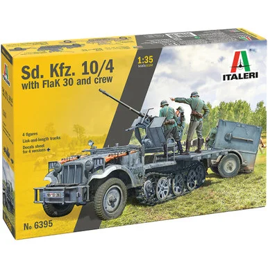 Sd.Kfz 10/4 With Flak 30 1/35 Kit Italeri 6395