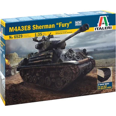 M4A3E8 Sherman “Fury” 1/35 Kit - Italeri