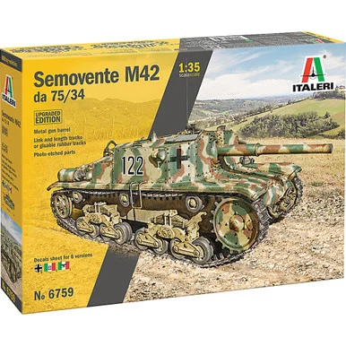 Semovente M42 da 75/34 Upgraded Edition 1/35 Kit - Italeri