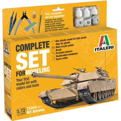 M1 Abrams 1/72 Kit - Italeri