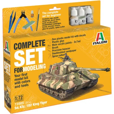 Sd. Kfz. 182 King Tiger 1/72 Kit - Italeri