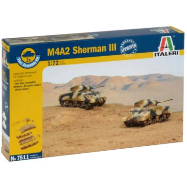 M4A2 Sherman III 1/72 Kit - Italeri