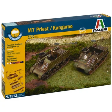M7 Priest / Kangaroo 1/72 Kit - Italeri
