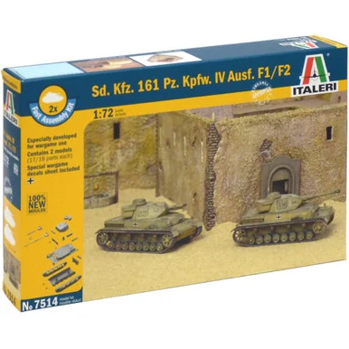 Sd.Kfz.161 Pz. Kpfw. IV F1-F2 1/72 Kit