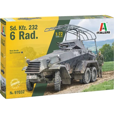 Sd.Kfz. 232 6 Rad. 1/72 Kit - Italeri