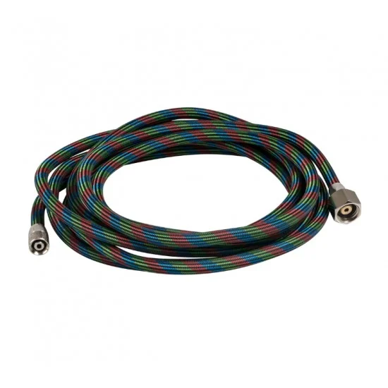 Iwata BT010 Braided Airbrush Hose 3m (10ft) 1/4" x 1/8" - Hobby & Model Paints