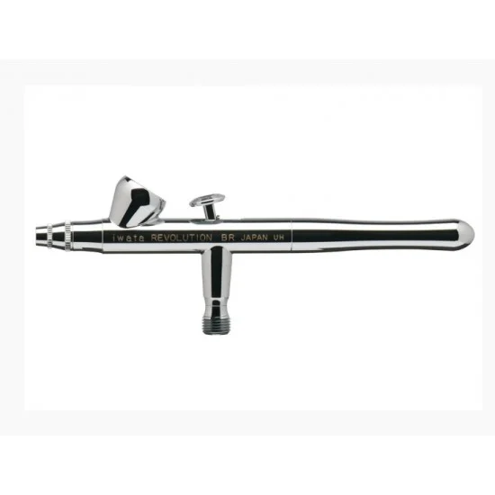 Iwata HP.BR Revolution Series Gravity Feed 0.3mm Dual Action Airbrush with 1.5ml Cup - Hobby & Model Paints