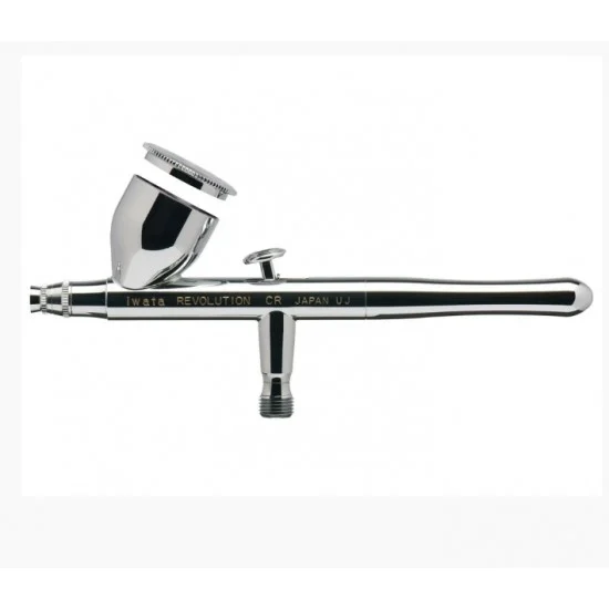 Iwata HP.CR Revolution Series Gravity Feed 0.5mm Dual Action Airbrush with 7ml Cup - Hobby & Model Paints