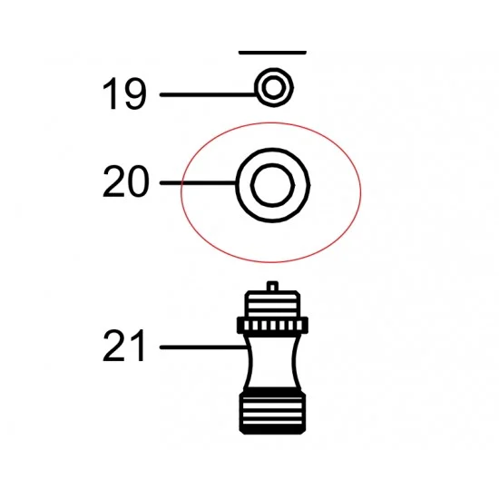 Sparmax SP.0138 Air Valve O Ring for Sparmax Airbrush SP.020 / 020X - Hobby & Model Paints