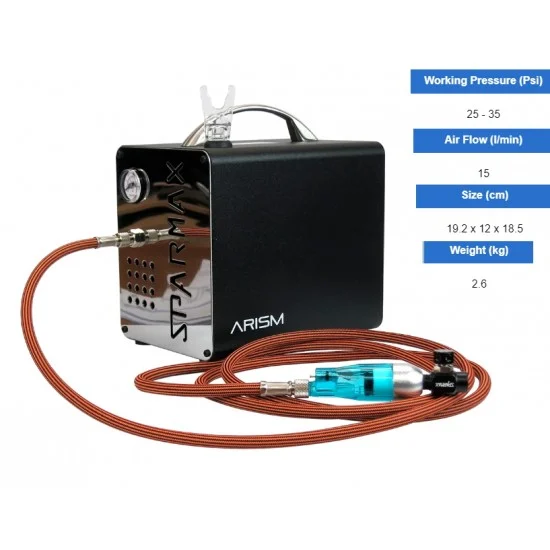Sparmax SP.ARISM Arism Compressor - Hobby & Model Paints