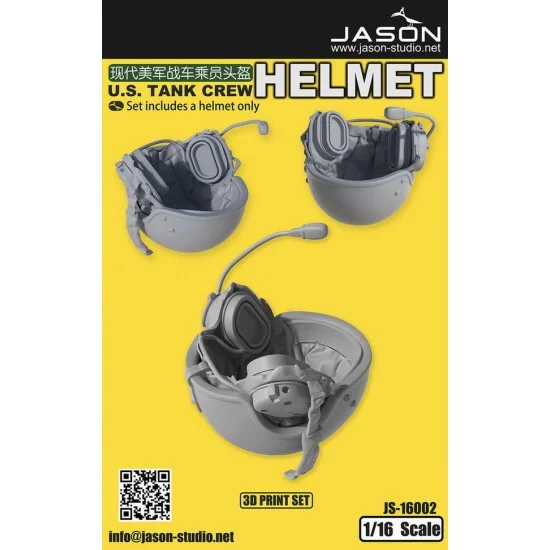 Jason Studio 16002 1/16 US Tank Crew Helmet Vol.2 - Model Figures