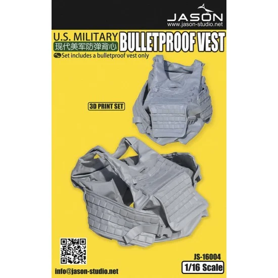 Jason Studio 16004 1/16 US Military Bulletproof Vest Vol.1 - Model Figures