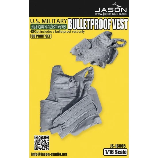 Jason Studio 16005 1/16 US Military Bulletproof Vest Vol.2 - Model Figures