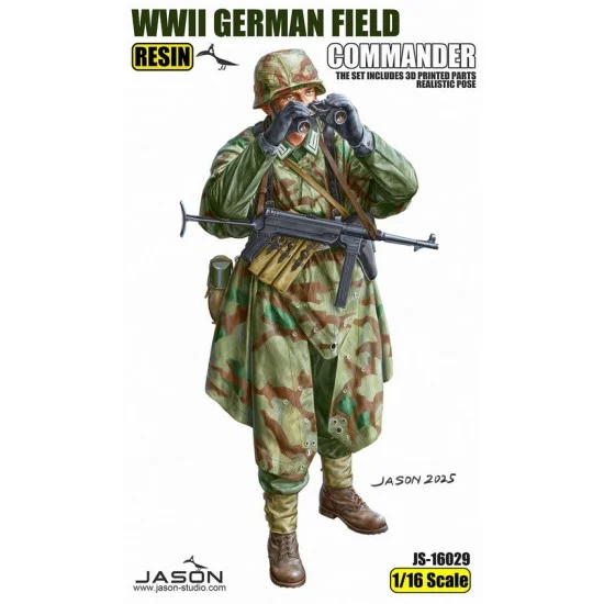Jason Studio 16029 1/16 WWII German Field Commander for Das Werk #16018/16020, Gecko #16GM0012 - Model Figures