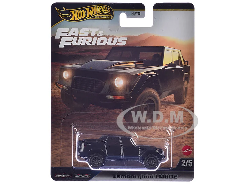 Lamborghini LM002 Black "Fast & Furious" (2009) Movie "Fast & Furious" Series Diecast Model Car by Hot Wheels - Lamborghini Models