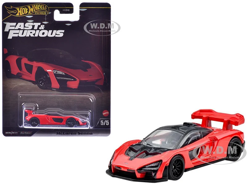 McLaren Senna Red "Fast X" (2023) Movie "Fast & Furious" Series Diecast Model Car by Hot Wheels - McLaren Models