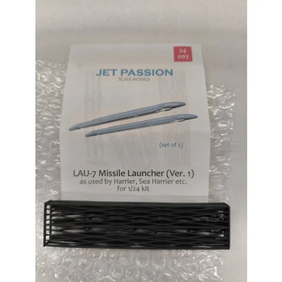 Jet Passion 24003 1/24 Harrier Gr3, Sea Harrier FRS1 FA2 LAU-7 Sidewinder Rails Ver.1 (2pcs) for Airfix