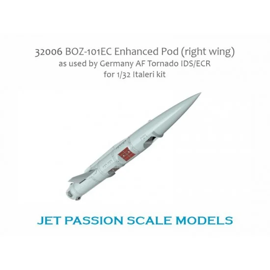 Jet Passion 32006 1/32 German Tornado BOZ-101 EC Enhanced Pod (Right Wing) for Italeri kits