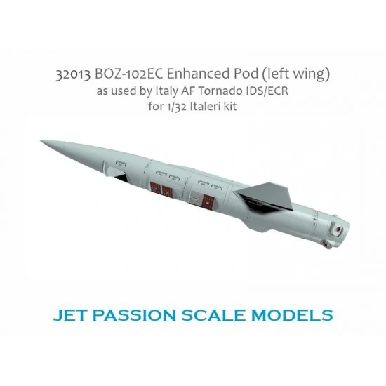 Jet Passion 32013 1/32 Italian Tornado BOZ-102EC Enhanced Pod (Left Wing) for Italeri kits