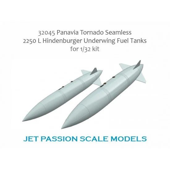 Jet Passion 32045 1/32 Panavia Tornado Seamless 2250 L Hindenburger Underwing Fuel Tanks - Model Planes