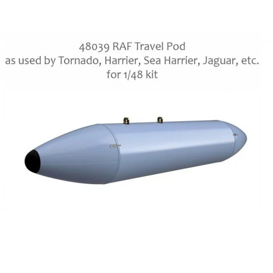 Jet Passion 48039 1/48 RAF Travel Pod for Tornado Harrier/Sea Harrier/Jaguar, Etc. - Model Planes