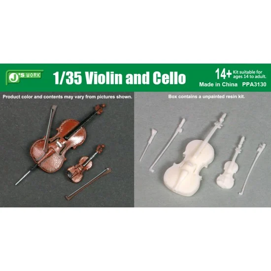 J's Work PPA3130 1/35 Violin and Cello - Scenics & Diorama