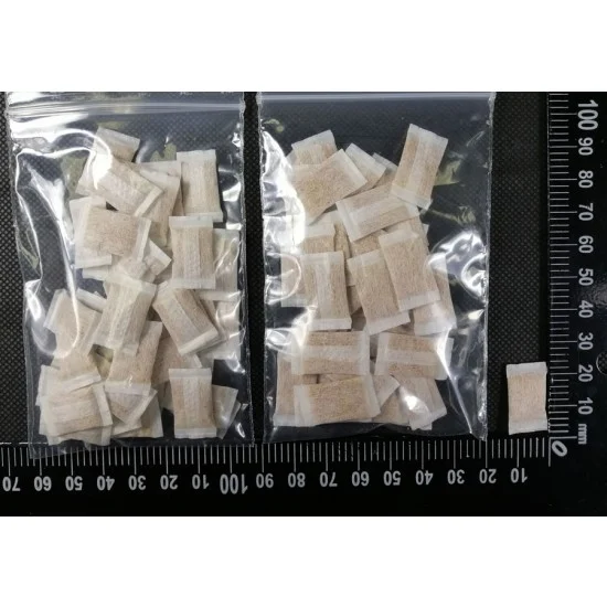 Juweela 20014 1/35, 1/32 Flexible Sandbags (100pcs, Each Sandbag Size: 23 x 12 x 2mm) - Scenics & Diorama
