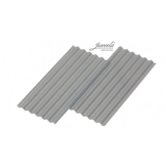 Juweela 23247 1/35, 1/32 Corrugated Iron Roof Sheeting (6-Wave Plate) - Opal (Plastic) 6pcs