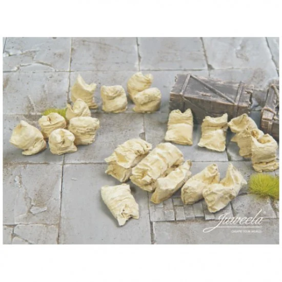 Juweela 23407 1/32 1/35 Bags of Flour/Fertilizer (22pcs) - Scenics & Diorama