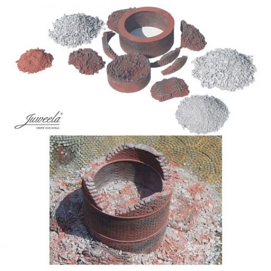 Juweela 23448 1/32 1/35 Rubble In The Box - Industry Chimney