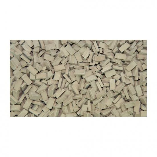 Juweela 24069 1/48 1/50 Bricks (RF) Dark Terracotta (2000pcs) - Scenics & Diorama
