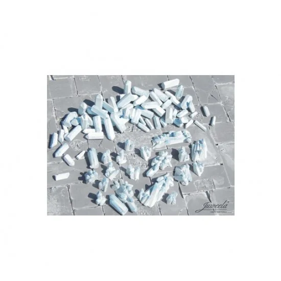 Juweela 25040 28mm Scale Crystal Ice Blue Small (1 Set) - Model Railway