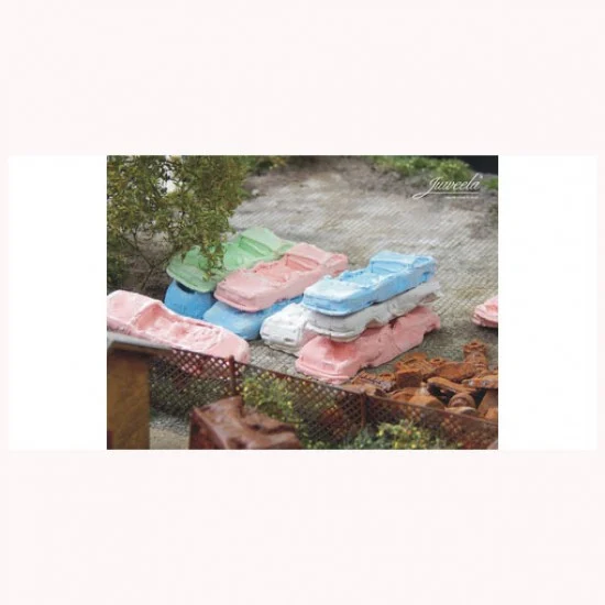 Juweela 28182 1/87 (HO scale) Scrap Cars (GDR) Colour (6pcs) - Model Railway