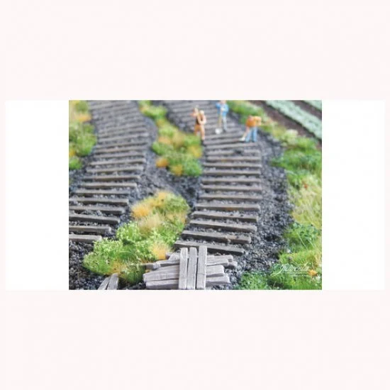 Juweela 28224 1/87 (HO scale) Old Railway Thresholds (10g) - Model Railway