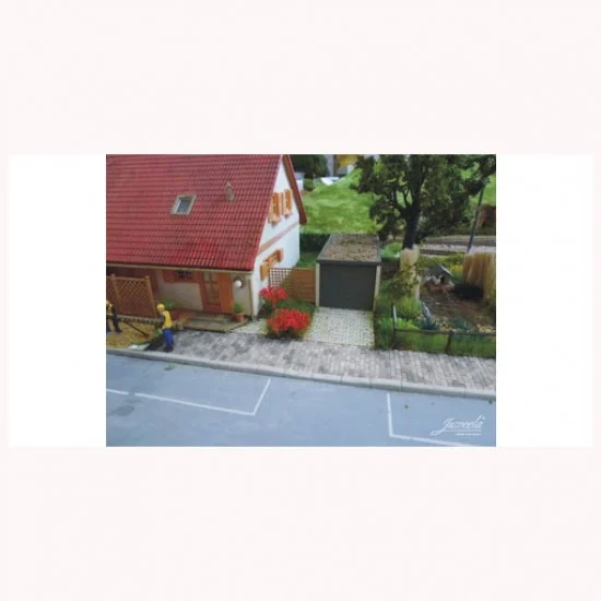 Juweela 28231 1/87 (HO scale) Street Pavers Grey Mix (10000pcs) - Scenics & Diorama