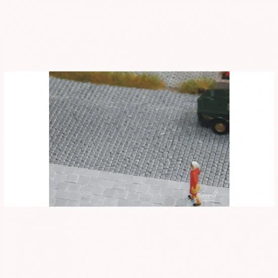 Juweela 28268 1/87 (HO scale) Walking Plates 40x40 (Light Grey 2600x) - Model Railway