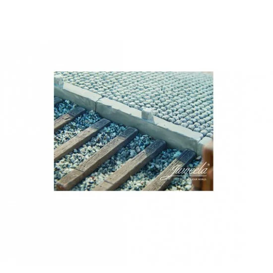 Juweela 28310 1/87 Loading Street Edges (15pcs) - Scenics & Diorama