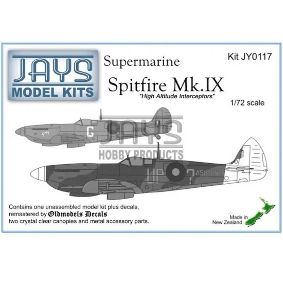 JAYS Hobby 0117 1/72 Supermarine Spitfire Mk.IX - Model Planes