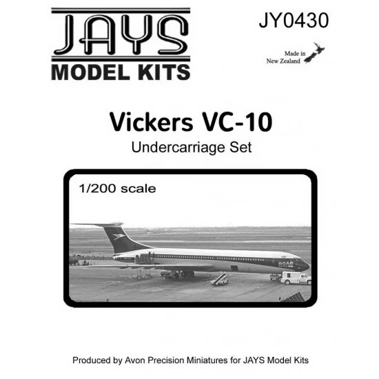 JAYS Hobby 0430 1/200 Vickers VC-10 Undercarriage Set (metal)