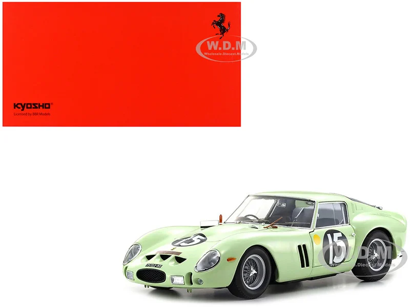 Ferrari 250 GTO #15 Innes Ireland Winner "Goodwood Tourist Trophy" (1962) 1/18 Diecast Model Car by Kyosho - Ferrari Models
