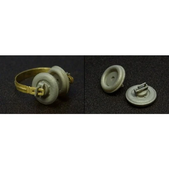 1120 Production Z-01 1/35 WWII German Panzer Headphone set (Resin + PE parts)