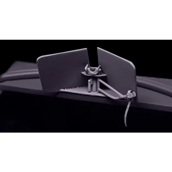 1120 Production Z-11 1/35 German MG34 Gun Shield and Pivot Mount for Dragon/AFV Club/Tamiya kit (Resin+PE)