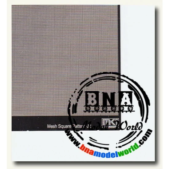 KA Models KA-00002 Square Pattern Mesh B 0.3mm x 0.3mm