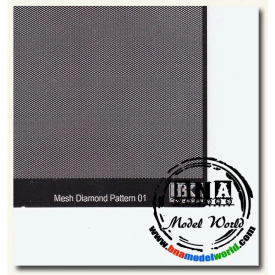 KA Models KA-00003 Diamond Pattern Mesh A 0.4mm x 0.7mm