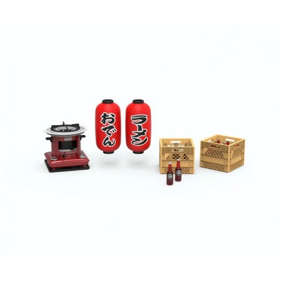 KA Models KA-24015 1/24 1960-70's Accessory Set D: Japanese Festival Grocery